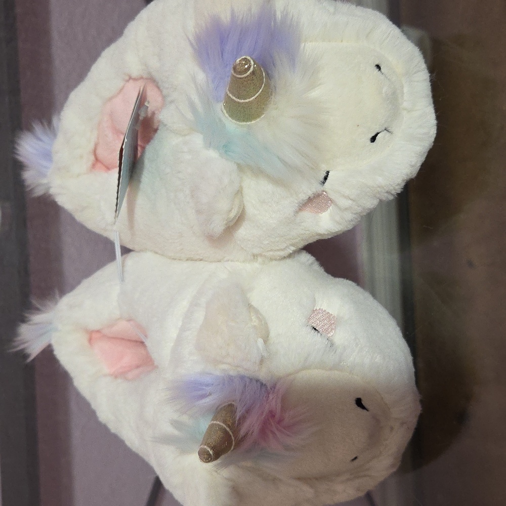 Girls L (9/10) Unicorn Slippers - Cat & Jack